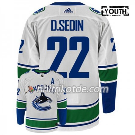 Vancouver Canucks Trikot DANIEL SEDIN 22 Adidas Weiß Authentic - Kinder Vancouver Canucks Trikot DANIEL SEDIN 22 Adidas Weiß Authentic - Kinder